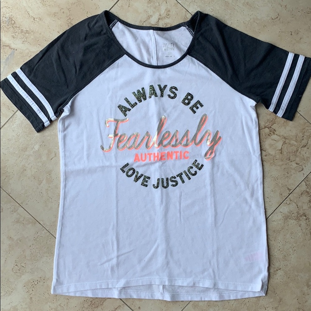 White and Grey Tee